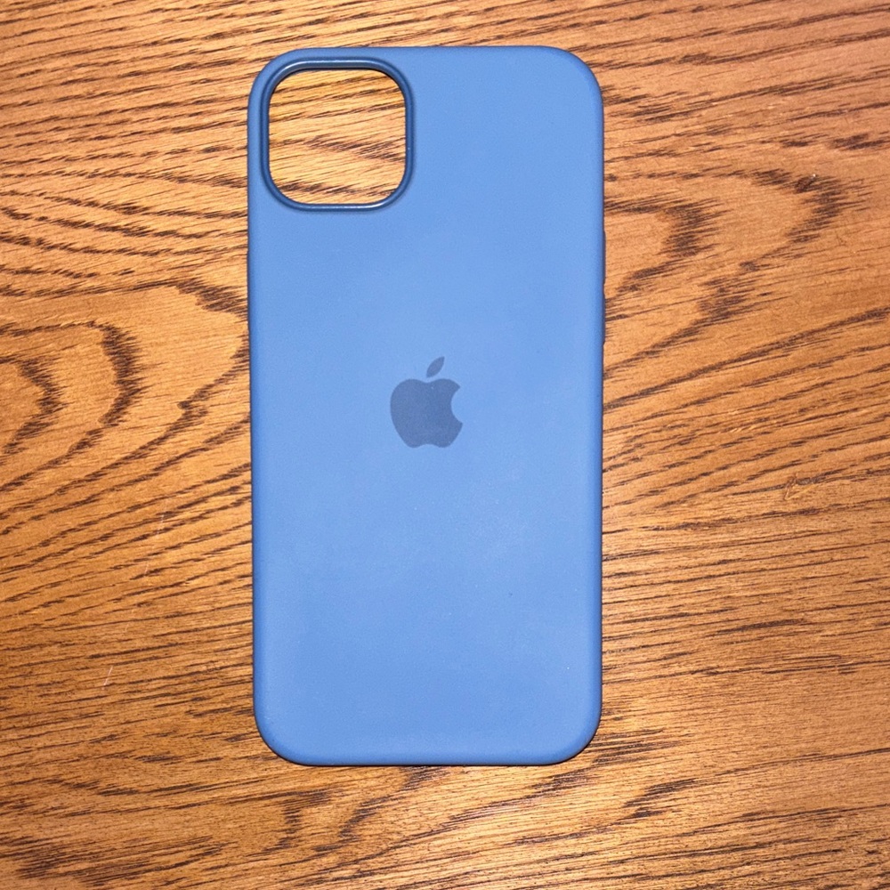Apple Sky Blue Silicone Case